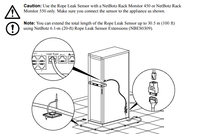 Solved: Connect Leak rope Netbotz 570 - Schneider Electric Community